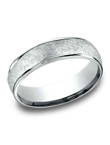 Benchmark-Platinum-6.5mm-Comfort-Fit-Round-Edge-Swirl-Finish-Design-Band--Size-4.5--RECF86585PT04.5