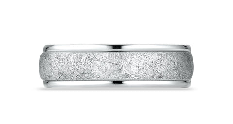 Benchmark-18K-White-Gold-6.5mm-Comfort-Fit-Round-Edge-Swirl-Finish-Design-Band--Size-4.25--RECF8658518KW04.25
