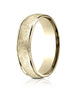 Benchmark-14K-Yellow-Gold-6.5mm-Comfort-Fit-Round-Edge-Swirl-Finish-Design-Band--Size-4--RECF8658514KY04