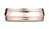 Benchmark-14K-Rose-Gold-7.5mm-Comfort-Fit-High-Polished-Double-Round-Edge-Carved-Design-Wedding-Band--4.25--RECF8750114KR04.25
