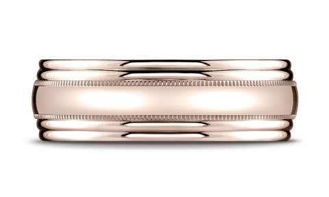 Benchmark-14K-Rose-Gold-7.5mm-Comfort-Fit-High-Polished-w/-Milgrain-Double-Round-Edge-Band--Size-4.25--RECF8750214KR04.25