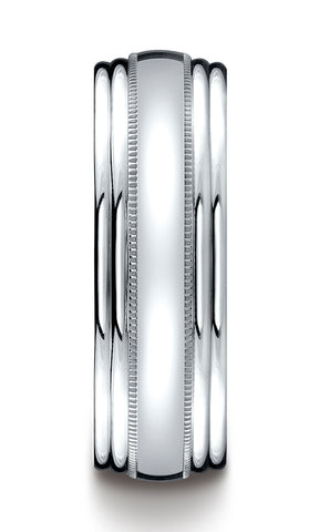 Benchmark-Palladium-7.5mm-Comfort-Fit-High-Polished-w/-Milgrain-Double-Round-Edge-Band--Size-4.5--RECF87502PD04.5