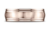 Benchmark-14K-Rose-Gold-7.5mm-Comfort-Fit-Satin-Finished-Double-Round-Edge-Carved-Design-Band--Size-4.25--RECF8750314KR04.25