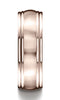 Benchmark-14K-Rose-Gold-7.5mm-Comfort-Fit-Satin-Finished-Double-Round-Edge-Carved-Design-Band--Size-4.5--RECF8750314KR04.5