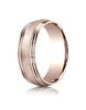 Benchmark-14K-Rose-Gold-7.5mm-Comfort-Fit-Satin-Finished-Double-Round-Edge-Carved-Design-Band--Size-4--RECF8750314KR04