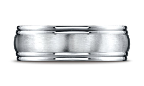 Benchmark-14K-White-Gold-7.5mm-Comfort-Fit-Satin-Finished-Double-Round-Edge-Carved-Des.-Wedding-Band--4.25--RECF8750314KW04.25