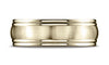 Benchmark-14K-Yellow-Gold-7.5mm-Comfort-Fit-Satin-Finished-Double-Round-Edge-Carved-Design-Band--Size-4.25--RECF8750314KY04.25