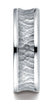 Benchmark-Palladium-7.5mm-Comfort-Fit-Hammered-Finish-Concave-Center-Design-Wedding-Band-Ring--Size-4.5--RECF87508PD04.5