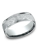 Benchmark-18K-White-Gold-7.5mm-Comfort-Fit-Round-Edge-Birch-Bark-Center--Size-4.5--RECF8754118KW04.5