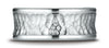 Benchmark-Argentium-Silver-9mm-Comfort-Fit-Hammered-Center-Round-Edge-Design-Band--Size-6.5--RECF89508SV06.5