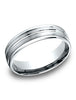 Benchmark-14k-White-Gold-6.5mm-Comfort-Fit-Satin-Finished-and-Round-Edge-Carved-Design-Band--Size-4.25--RELCF56518014KW04.25
