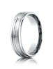 Benchmark-14k-White-Gold-6.5mm-Comfort-Fit-Satin-Finished-and-Round-Edge-Carved-Design-Band--Size-4--RELCF56518014KW04