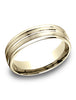 Benchmark-14k-Yellow-Gold-6.5mm-Comfort-Fit-Satin-Finished-and-Round-Edge-Carved-Design-Band--Size-4.25--RELCF56518014KY04.25