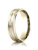 Benchmark-14k-Yellow-Gold-6.5mm-Comfort-Fit-Satin-Finished-and-Round-Edge-Carved-Design-Band--Size-4--RELCF56518014KY04