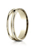 Benchmark-14k-Yellow-Gold-6.5mm-Comfort-Fit--Polished-with-Milgrain-Round-Edge-Carved-Design-Band--Sz-4--RELCF7650114KY04