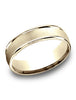 Benchmark-14k-Yellow-Gold-6.5mm-Comfort-Fit-Wired-Finished--Polished-Round-Edge-Carved-Dsgn-Band--Sz-4--RELCF7650214KY04.25