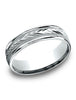 Benchmark-14k-White-Gold-6.5mm-Comfort-Fit-Harvest-of-Love-Round-Edge-Carved-Design-Band--Size-4.25--RELCF7650314KW04.25