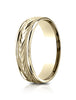 Benchmark-14k-Yellow-Gold-6.5mm-Comfort-Fit-Harvest-of-Love-Round-Edge-Carved-Design-Band--Size-4--RELCF7650314KY04