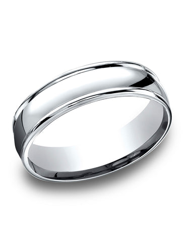 Benchmark-14k-White-Gold-6.5mm-Comfort-Fit-high-polish-finish-round-edge-Design-band--Size-4.25--RELCF76520014KW04.25