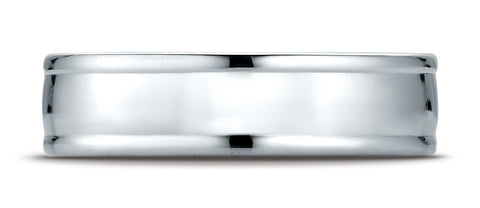 Benchmark-14k-White-Gold-6.5mm-Comfort-Fit-high-polish-finish-round-edge-Design-band--Size-4.5--RELCF76520014KW04.5