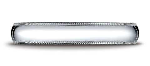 Benchmark-14K-White-Gold-4mm-Slightly-Domed-Super-Light-Comfort-Fit-Wedding-Band-with-Milgrain--Size-4.25--SLCF34014KW04.25