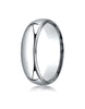 Benchmark-14K-White-Gold-6mm-Slightly-Domed-Super-Light-Comfort-Fit-Wedding-Band-with-Milgrain--Size-4--SLCF36014KW04