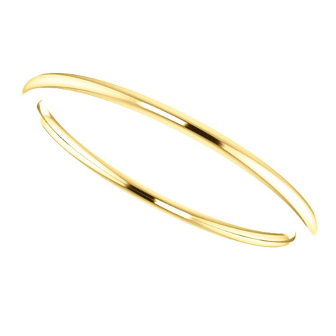 14k Yellow Gold 1mm Comfort Fit Band, Size 6