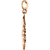 14k Rose Gold Decorative Dangle Pendant
