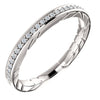 Anniversary Band in 14k White Gold, Size 7