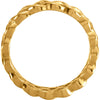14k Yellow Gold 8mm Celtic Inspired Band Size 7