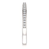 14k White Gold 1/6CTW Diamond Anniversary Band, Size 7