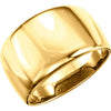 14K Yellow Gold Dome Ring (Size 6)