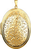Yellow Gold Plated Sterling Silver Locket