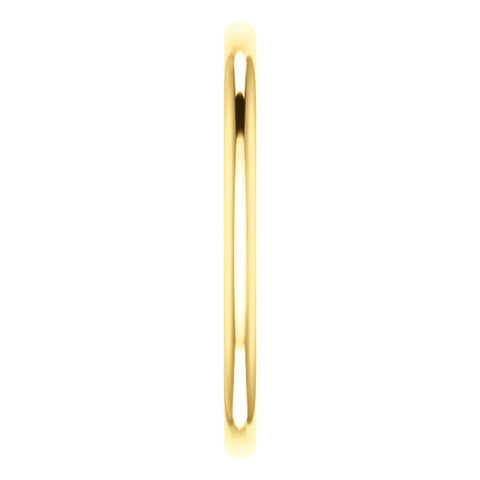 18k Yellow Gold 1.5mm Comfort Fit Band, Size 5.5