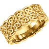 Celtic-Inspired Band in 14k Yellow Gold ( Size 6 )