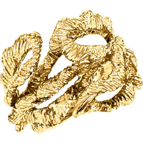 14k Yellow Gold Ring, Size 6
