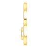 14k Yellow Gold 1/10 CTW Diamond Pendant
