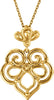 18-inch Precious Metal Fashion Necklace in 14k Yellow Gold