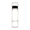 14k White Gold 6mm Sculptural-Inspired Relief Pattern Band Size 11