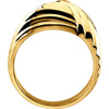 14k Yellow Gold Fashion Ring, Size 6