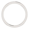 14k White Gold Stackable Bead Ring Size 6