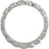 Sterling Silver 8.25mm Celtic Inspired Band Size 9