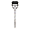 14k White Gold Onyx & 1/5 CTW Diamond Ring, Size 7
