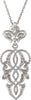 Metal Fashion Necklace in Sterling Silver ( 18.00-Inch )