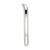 14k White Gold Band for 9mm Cushion Ring, Size 7