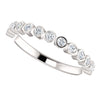 14k White Gold 1/4 CTW Diamond Ring, Size 7