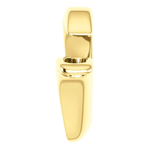 14k Yellow Gold Freeform Pendant