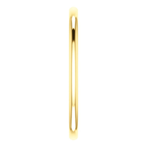14k Yellow Gold 1.5mm Comfort Fit Band, Size 8