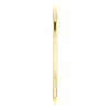 14k Yellow Gold 1mm Half Round Wedding Band, Size 6