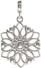 Sterling Silver Decorative Dangle Pendant